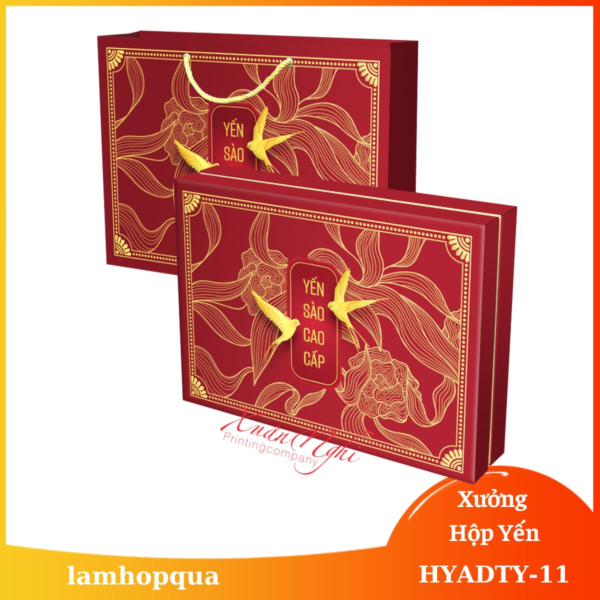 Hộp Cứng âm dương có nòng đựng yến sào